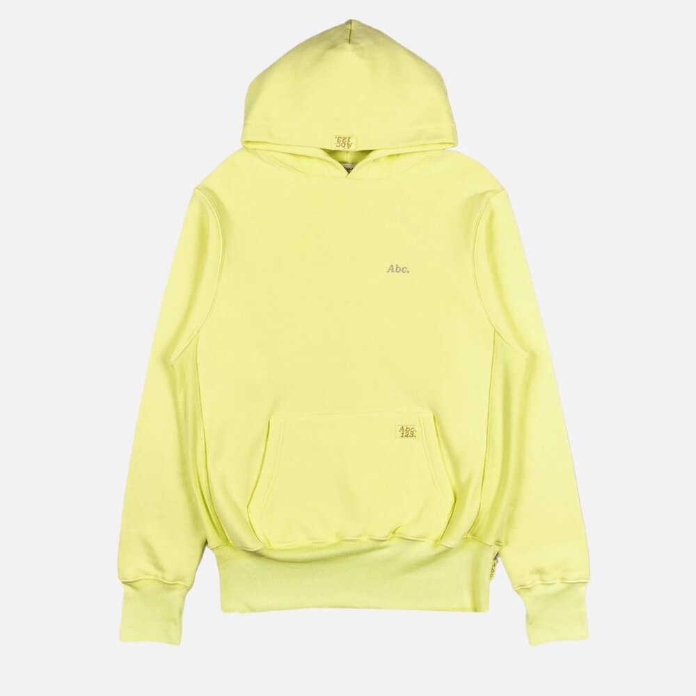 Advisory Board Crystals Embroidered Sulphur Yellow Pullover Hoodie size XXL